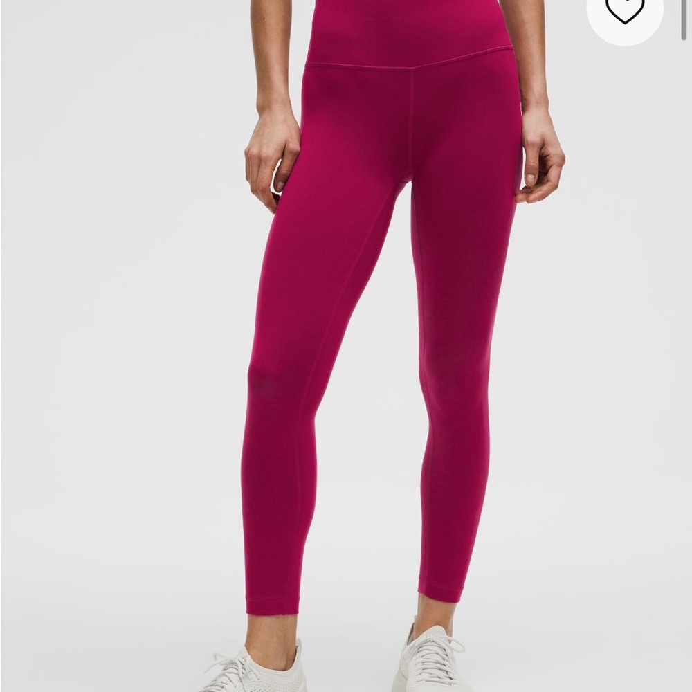 Wunder Train High-Rise Tight 25" in Ruby Red